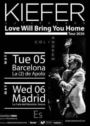 Concierto de Kiefer Sutherland en Barcelona