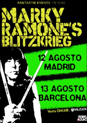 Concierto de Marky Ramone en Barcelona