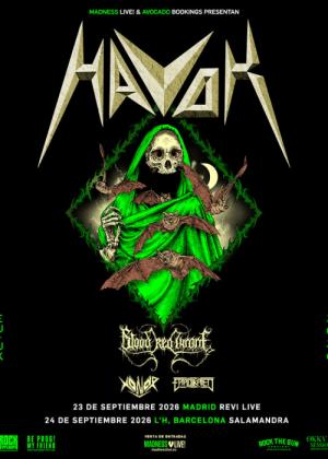 Concierto de Havok en Barcelona