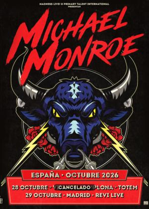 Concierto de Michael Monroe en Pamplona