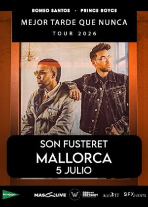 Concierto de Romeo Santos + Prince Royce en Palma de Mallorca