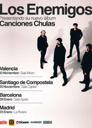 Concierto de Los Enemigos en Valencia