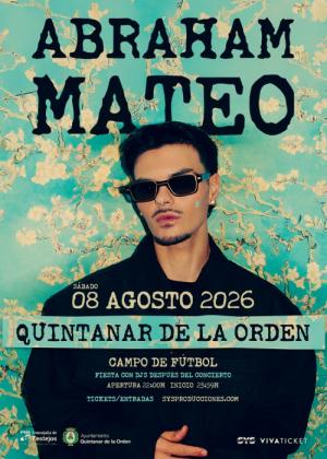 Concierto de Abraham Mateo en Quintanar de la Orden - Toledo