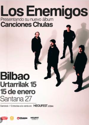Concierto de Los Enemigos en Bilbao