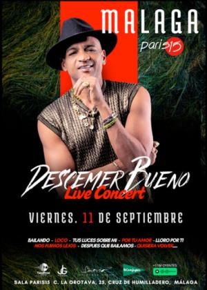 Concierto de Descemer Bueno en Málaga