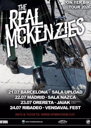 Concierto de The Real McKenzies en Barcelona