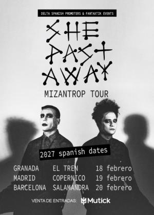 Concierto de She Past Away en Madrid
