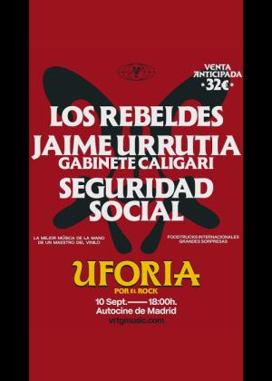 Los Rebeldes + Jaime Urrutia + Seguridad Social en Madrid