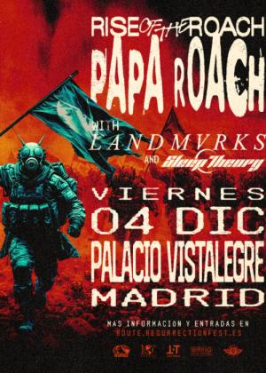 Concierto de Papa Roach en Madrid