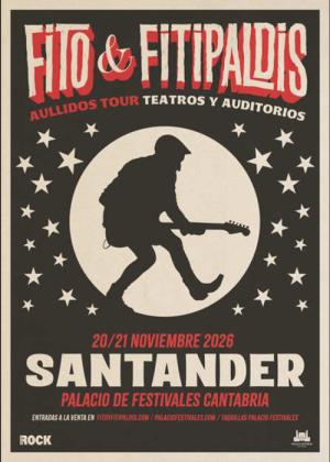 Fito & Fitipaldis en Santander (20 nov · 1ª de 2 noches)