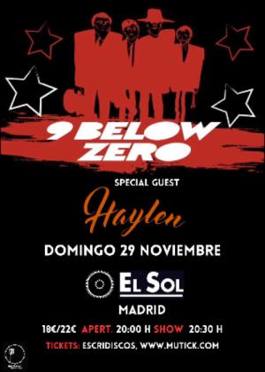 Concierto de Nine Below Zero en Madrid