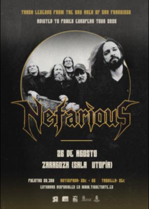 Concierto de Nefarious en Zaragoza