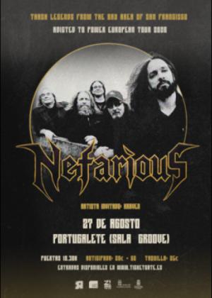 Concierto de Nefarious en Portugalete