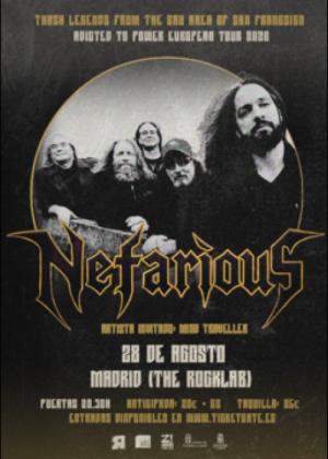 Concierto de Nefarious en Madrid