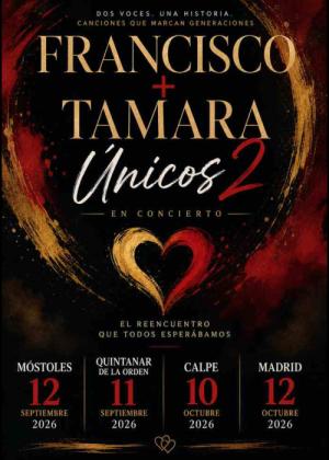 Concierto de Francisco + Tamara en Quintanar de la Orden