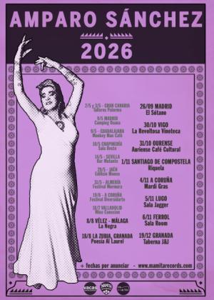 Concierto de Amparo Sánchez en Ferrol