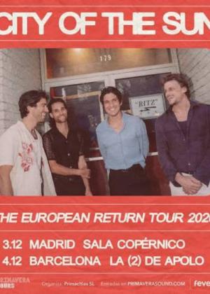 Concierto de City of the Sun en Barcelona