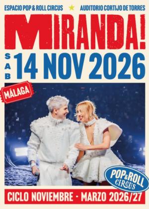 Concierto de Miranda! en Málaga