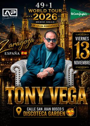 Concierto de Tony Vega en Zaragoza
