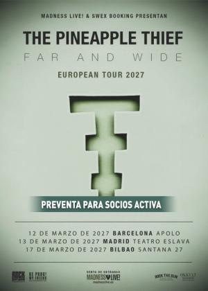 Concierto de The Pineapple Thief en Barcelona