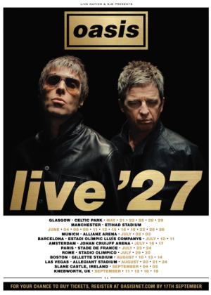 Concierto de Oasis en Barcelona (11 de Julio)