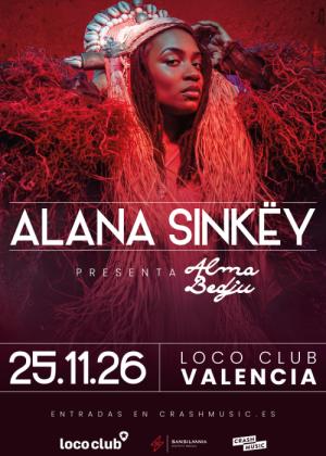 Concierto de Alana Sinkëy en Valencia