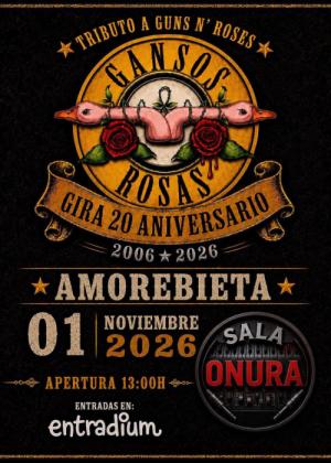 GANSOS ROSAS EN LA SALA ONURA ARETOA