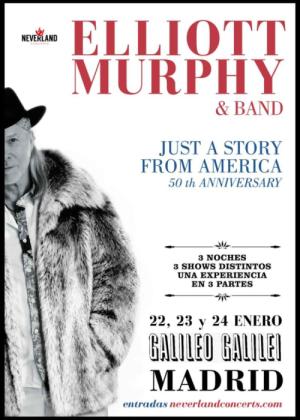 Concierto de Elliott Murphy en Madrid (22 de Enero)