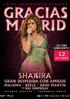 Concierto de Shakira en Madrid (12 de Octubre)