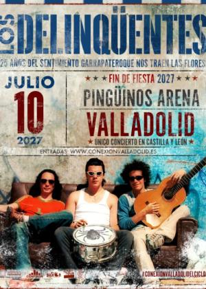 Concierto de Los Delinqüentes en Valladolid