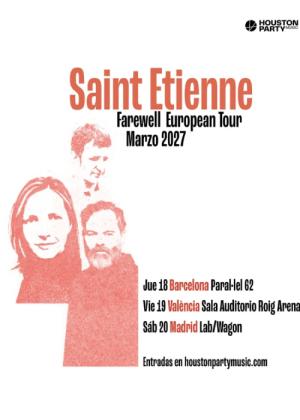 Saint Etienne en Barcelona: Farewell European Tour