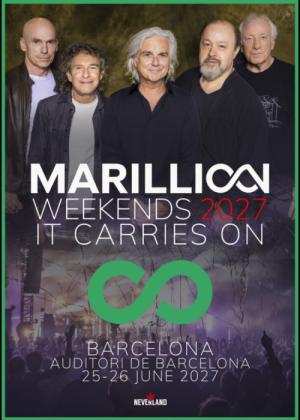 Marillion Weekend Barcelona 2027