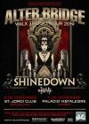 Concierto de Alter Bridge + Shinedown + The Raven Age en Madrid