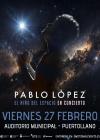 Concierto de Pablo López en Puertollano