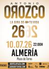 Concierto de Antonio Orozco en Almería