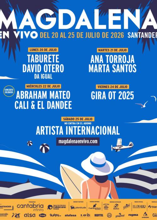 Cartel de Magdalena en Vivo