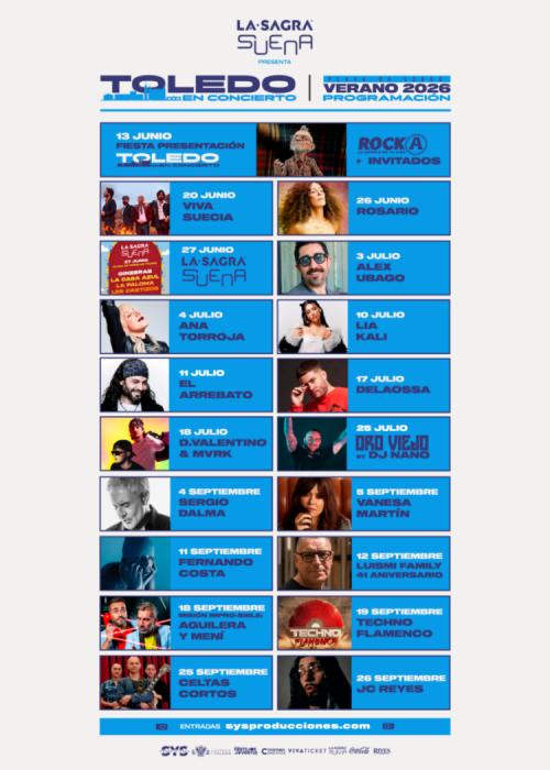 Cartel de Toledo en Concierto