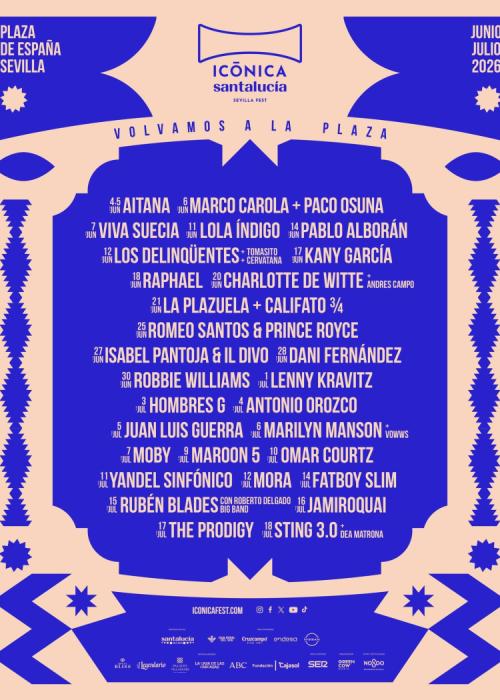Cartel de Icónica Santalucía Sevilla Fest