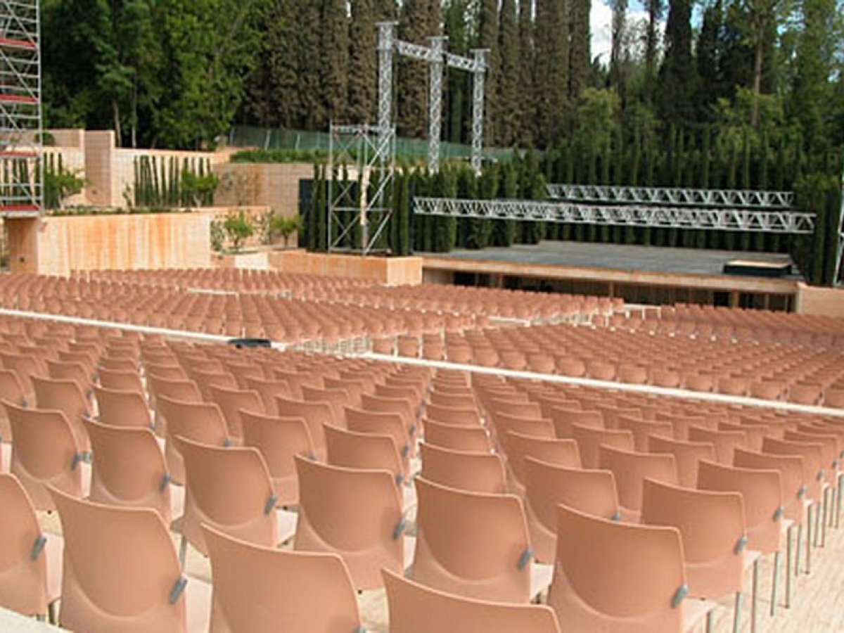Teatro del Generalife en Jardines de la Alhambra