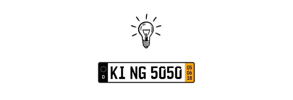 Kurzzeitkennzeichen: Das 5-Tages-Kennzeichen