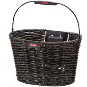 KLICKfix Structura Oval Lenkerkorb, schwarz-braun