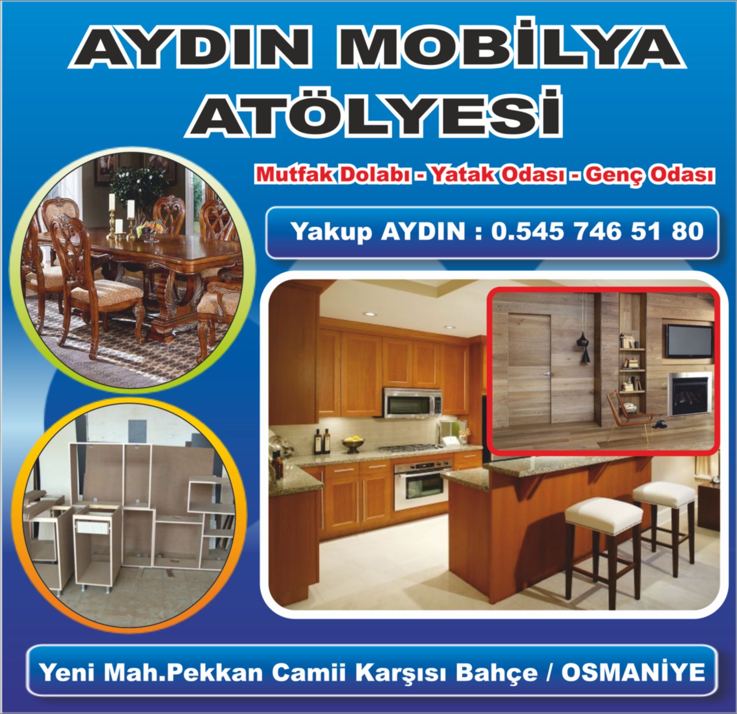 Aydın Mobilya Atölyesi Osmaniye