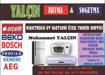 Hatay Arcelik Yetkili Servisi