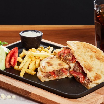 Mantarlı Kavurmalı Gaga Tost