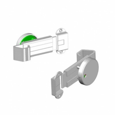 Sander WC Alüminyum Sürgülü Kabin Kapı Kilidi(Kompakt)