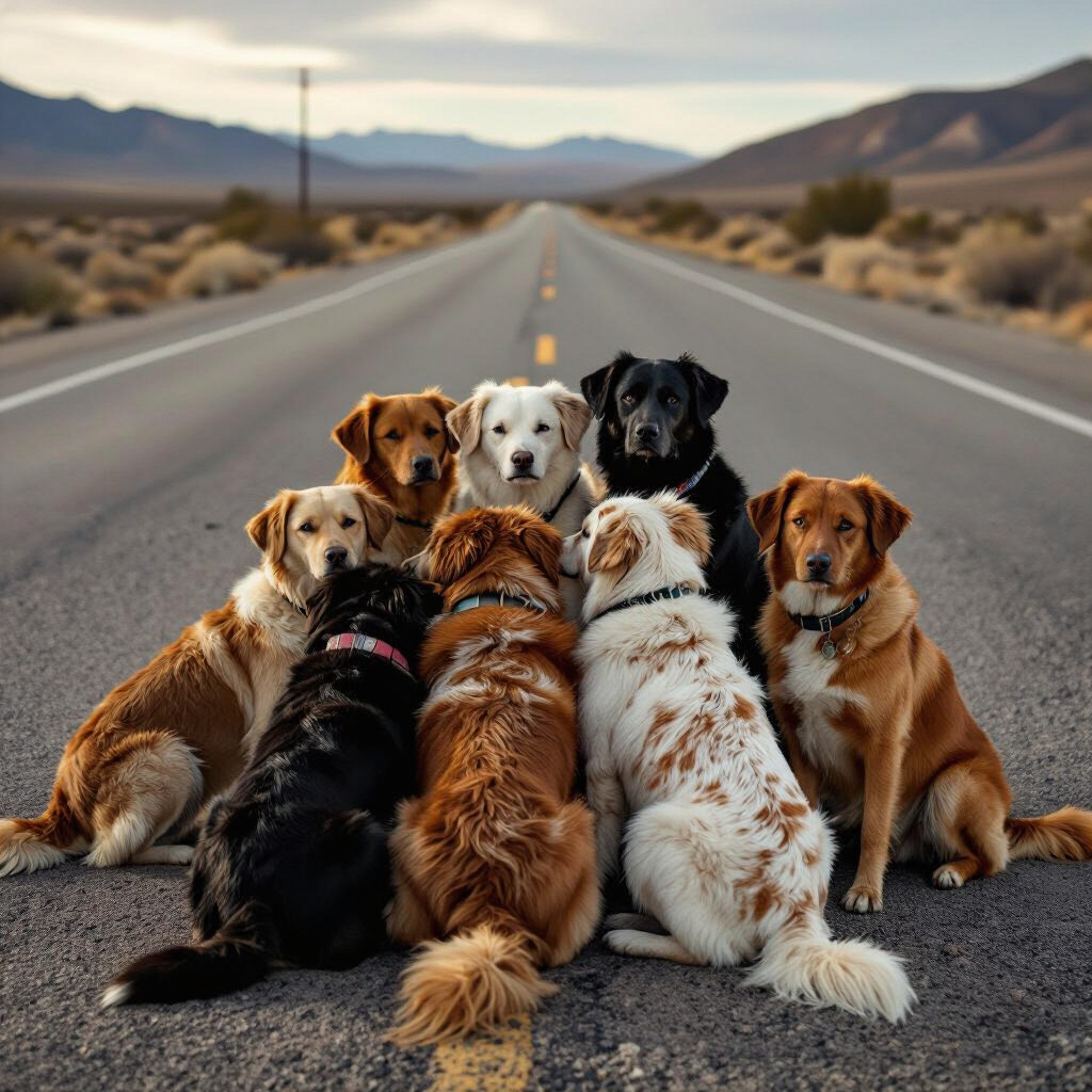 Seven Dogs Escape Thieves, Trek 10 Miles Home in China