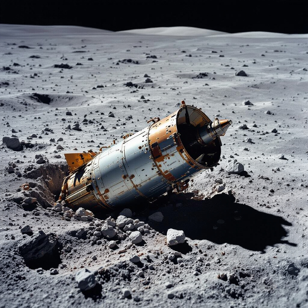 South Korean satellite confirms SpaceX rocket’s lunar impact crater