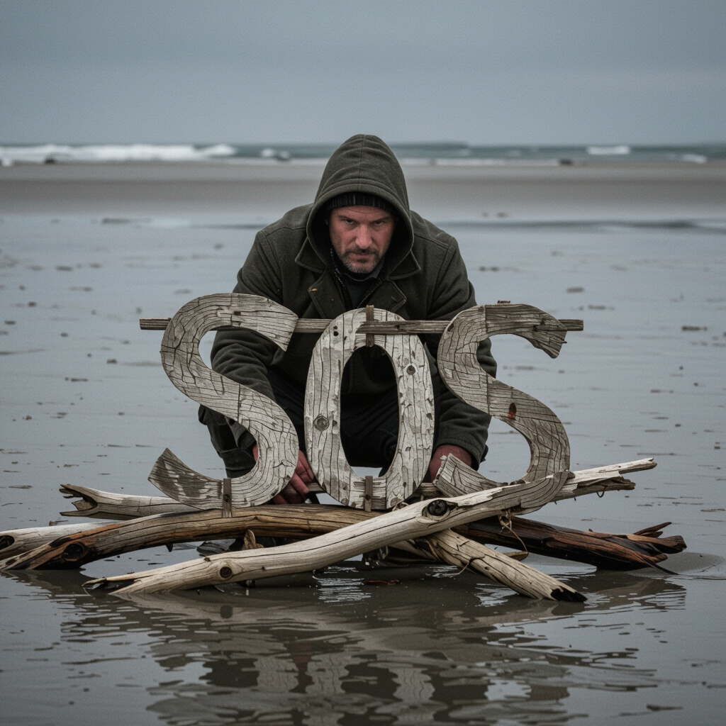 Rescuers save tourists stranded by tide on Oregon beach: SOS spelled in driftwood
