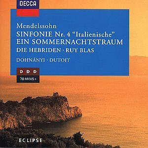 MENDELSSOHN: SYMPHONY NO.4 ITALIAN ETC (CD) - Click Image to Close