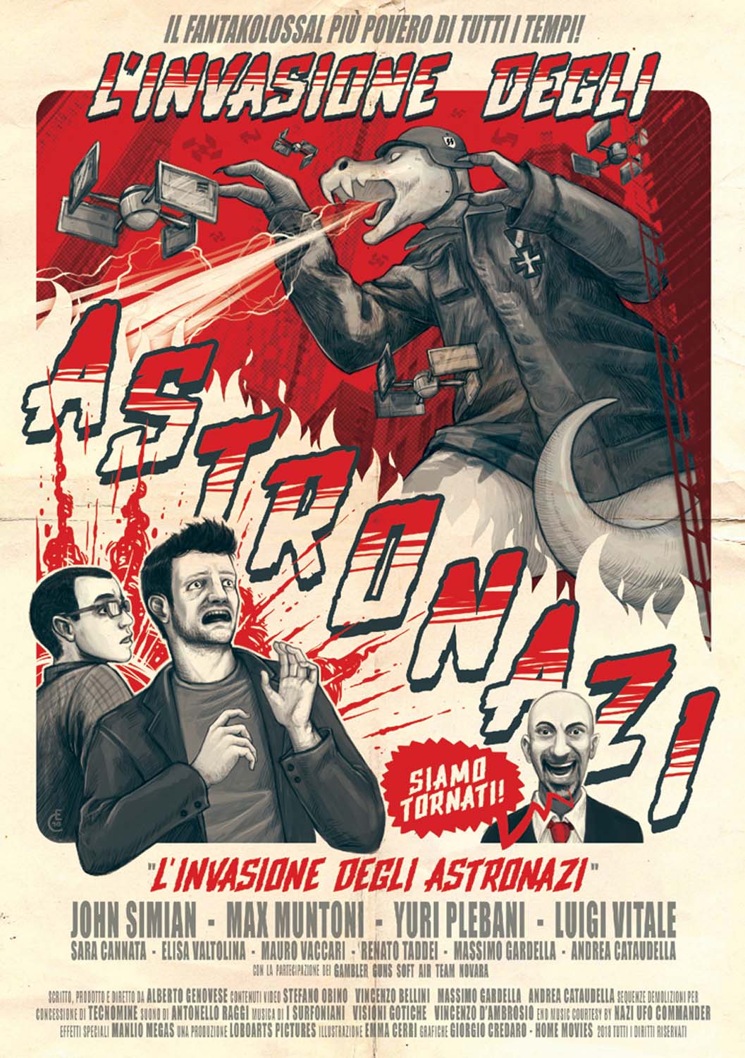 L'INVASIONE DEGLI ASTRONAZI (EDIZIONE LIMITATA 500 COPIE) (DVD) - Clicca l'immagine per chiudere